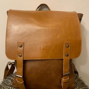 lLXY vintage vegan leather backpack. Like new